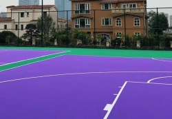 翻新硅PU篮球场的正确做法