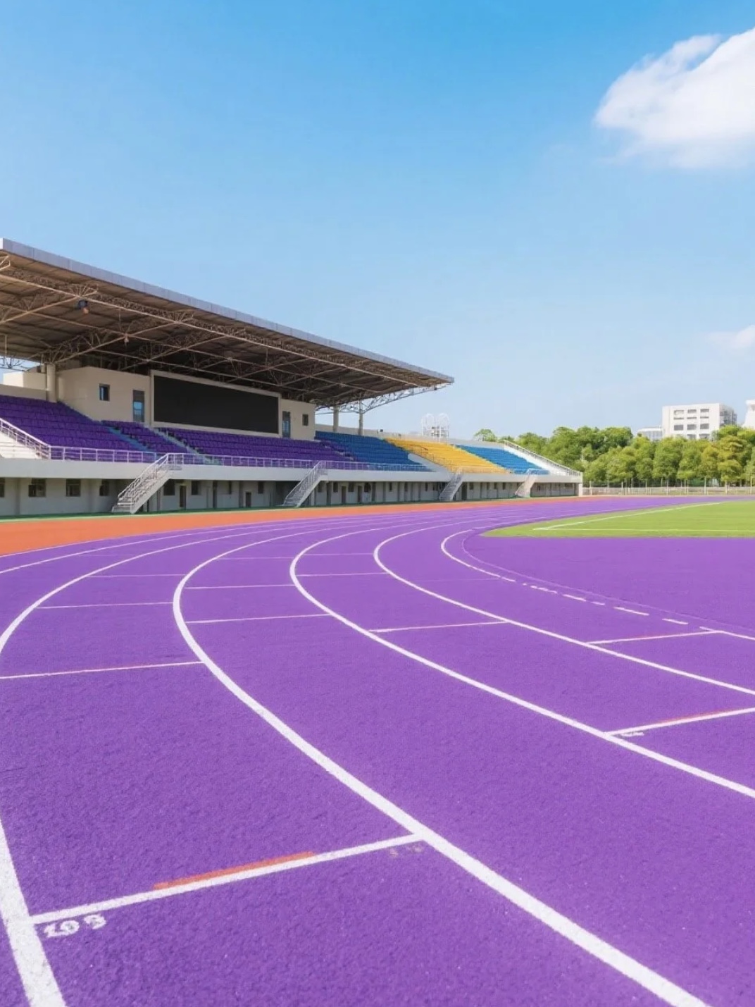 混合型塑胶跑道：雨天运动的安心之选